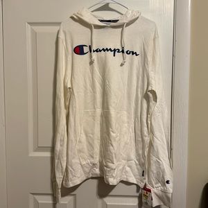 Champion Men’s white hoodie